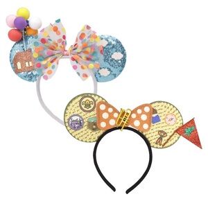 Colorful Mouse Ear Headbands